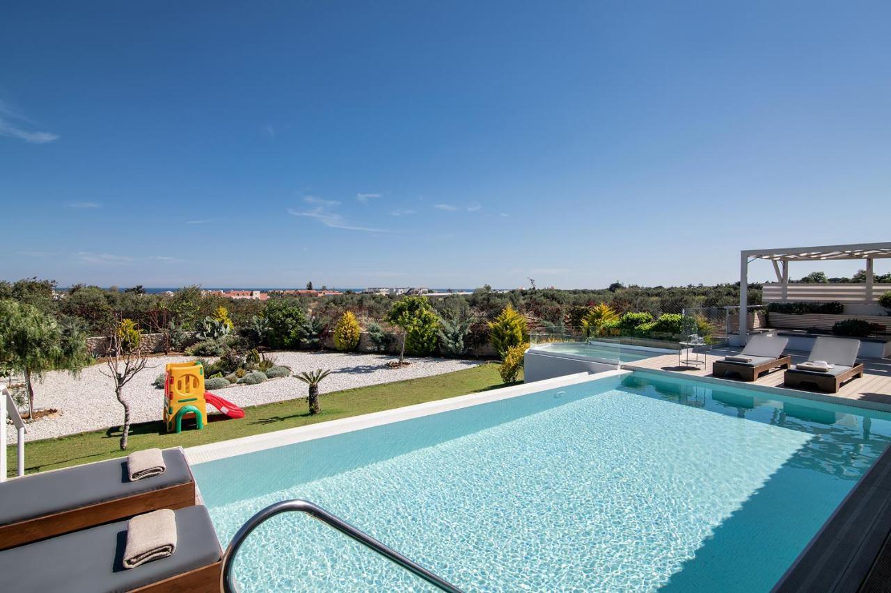 Alba Bianca Villa, Family Retreat With Heated Pool By Thinkvilla Chersonissos Buitenkant foto